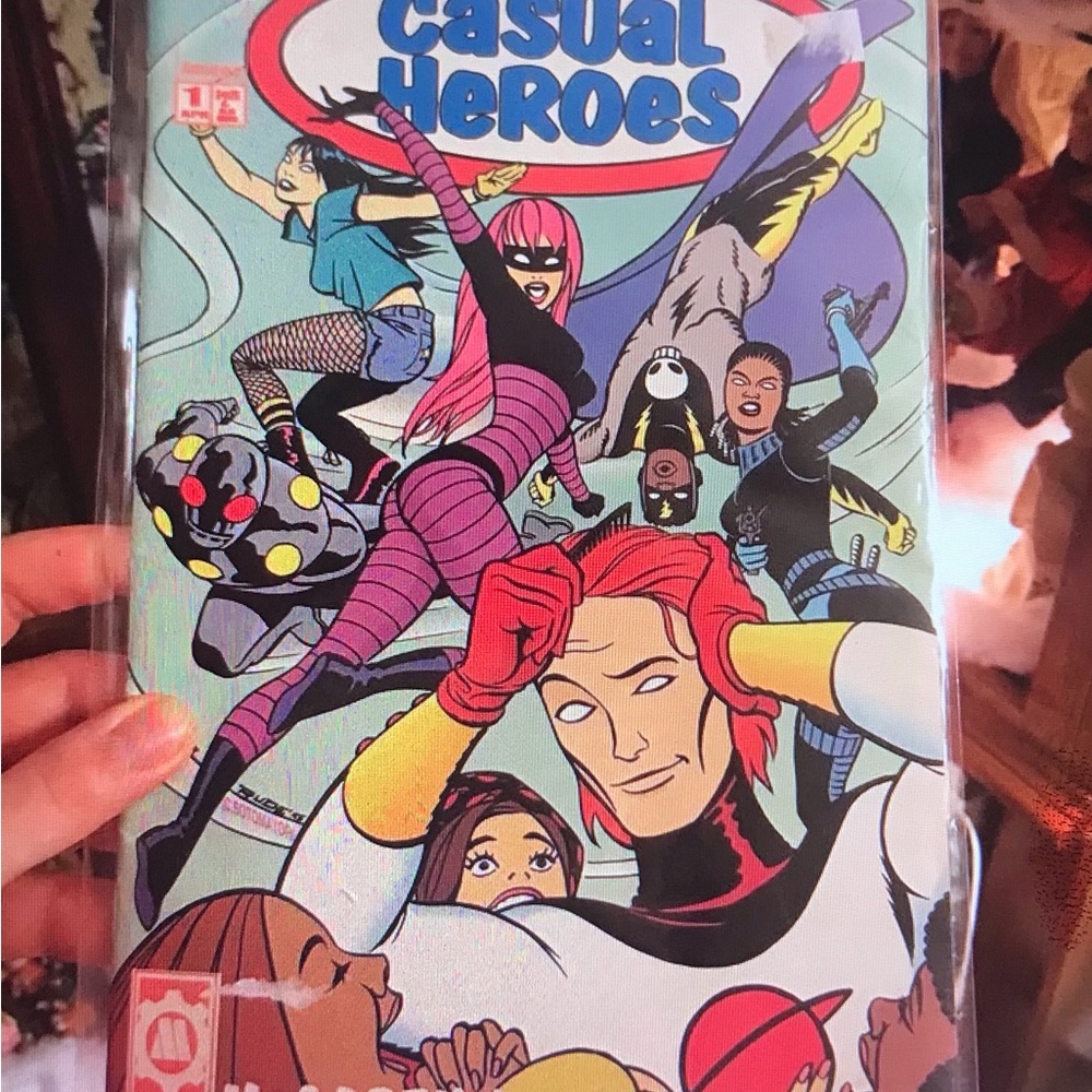 1995 Casual Heroes Comic Book - Colorful Cover Art